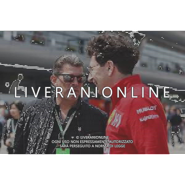 (L to R): Graeme Lowdon (GBR) and Mattia Binotto (ITA) Ferrari Team Principal. 13.04.2019. Formula 1 World Championship, Rd 3, Chinese Grand Prix, Shanghai, China, Qualifying Day. AG ALDO LIVERANI SAS-ONLY ITALY