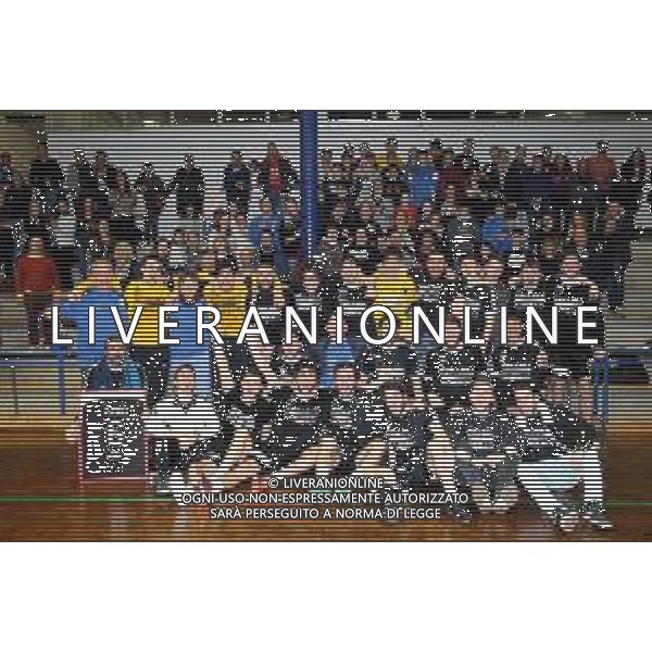 IMOLA 13 04 2019 ROMAGNA HANDBALL ULTIMA PARTITA DI FABRIZIO FOLLI NELLA FOTO SQUADRA ROMAGNA HANDBALL DOPO LA PARTITA FOTO GIANNI SANNA-AG ALDOL IVERANI SAS
