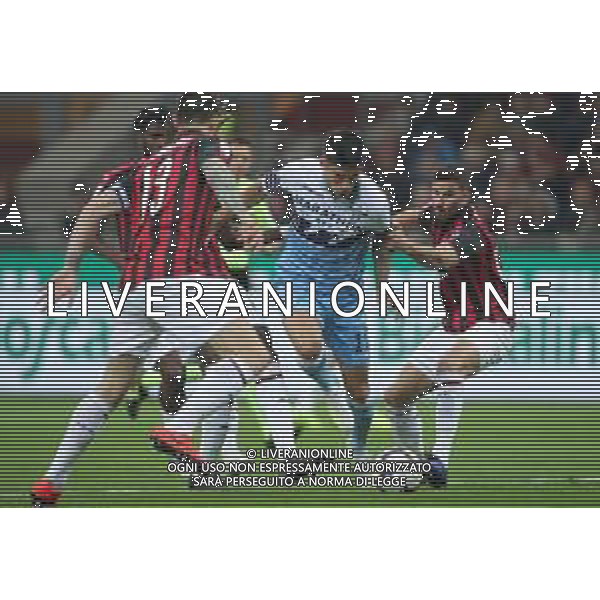 Campionato di Calcio Serie A TIM 2018/2019 32a Giornata Milano - 13.04.2019 Milan-Lazio Nella Foto:correa musacchio /Ph.Vitez-Ag. Aldo Liverani