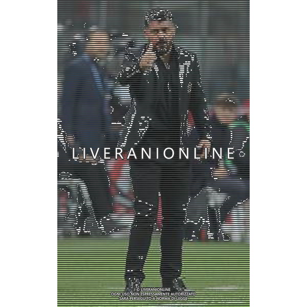 Campionato di Calcio Serie A TIM 2018/2019 32a Giornata Milano - 13.04.2019 Milan-Lazio Nella Foto:gattuso gennaro /Ph.Vitez-Ag. Aldo Liverani