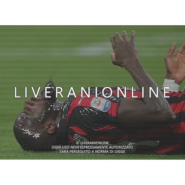 Campionato di Calcio Serie A TIM 2018/2019 32a Giornata Milano - 13.04.2019 Milan-Lazio Nella Foto: Tiemoue\' Bakayoko a terra /Ph.Vitez-Ag. Aldo Liverani