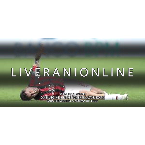 Campionato di Calcio Serie A TIM 2018/2019 32a Giornata Milano - 13.04.2019 Milan-Lazio Nella Foto: davide calabria terra infortunato /Ph.Vitez-Ag. Aldo Liverani