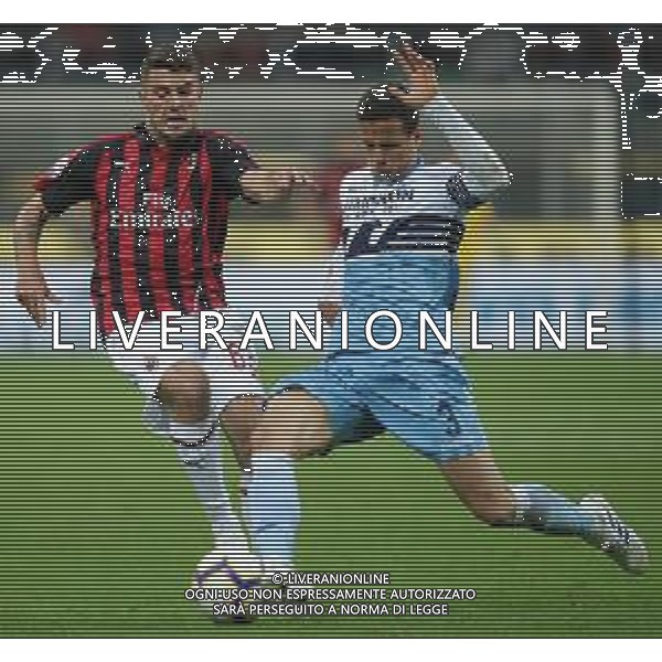 Campionato di Calcio Serie A TIM 2018/2019 32a Giornata Milano - 13.04.2019 Milan-Lazio Nella Foto: patrick cutrone e luiz felipe /Ph.Vitez-Ag. Aldo Liverani