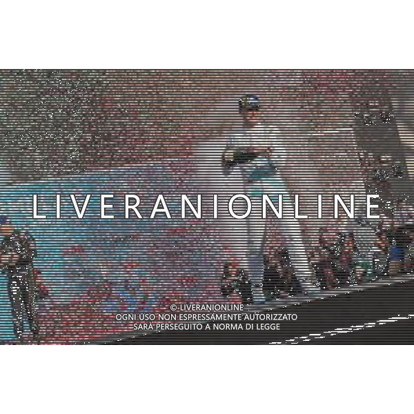 Stoffel Vandoorne festeggia sul podio Motori: FormulaE ROMA-E PRIX 2019 - 13.04.2019 ©Alessio Marini / AGENZIA ALDO LIVERANI SAS
