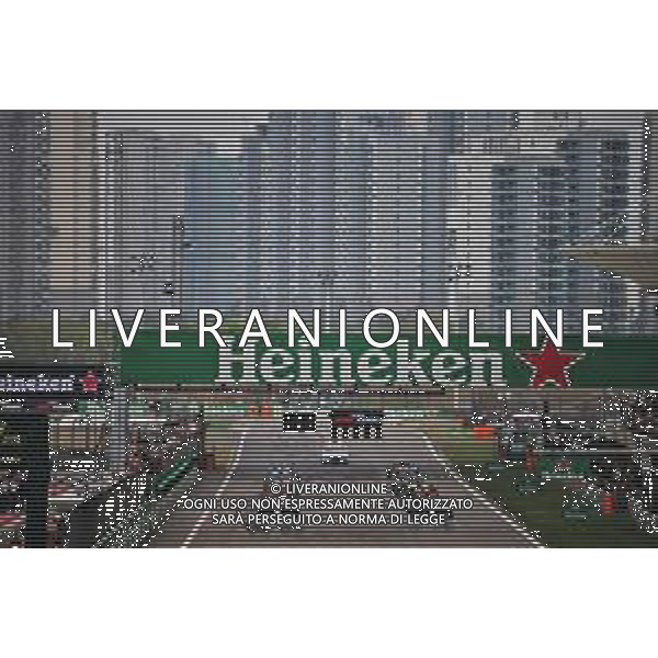 Valtteri Bottas (FIN) Mercedes AMG F1 W10 and Lewis Hamilton (GBR) Mercedes AMG F1 W10 at the front of the grid at the start of the race. 14.04.2019. Formula 1 World Championship, Rd 3, Chinese Grand Prix, Shanghai, China, Race Day. AG ALDO LIVERANI SAS-ONLY ITALY