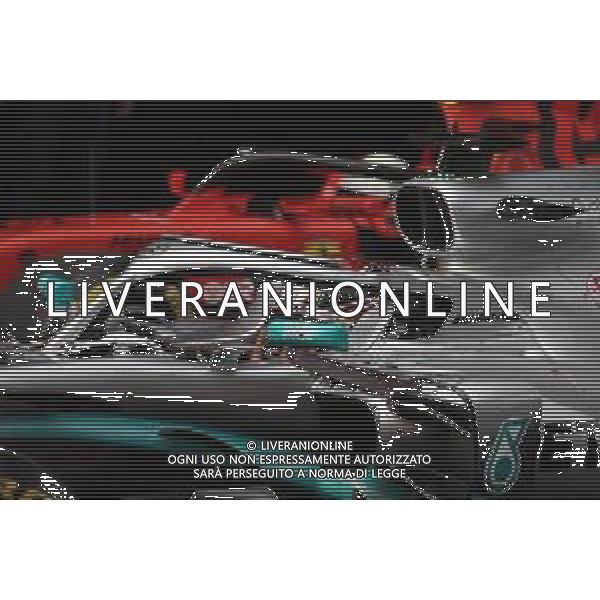 1st place Lewis Hamilton (GBR) Mercedes AMG F1 and Sebastian Vettel (GER) Ferrari. 14.04.2019. Formula 1 World Championship, Rd 3, Chinese Grand Prix, Shanghai, China, Race Day. AG ALDO LIVERANI SAS-ONLY ITALY