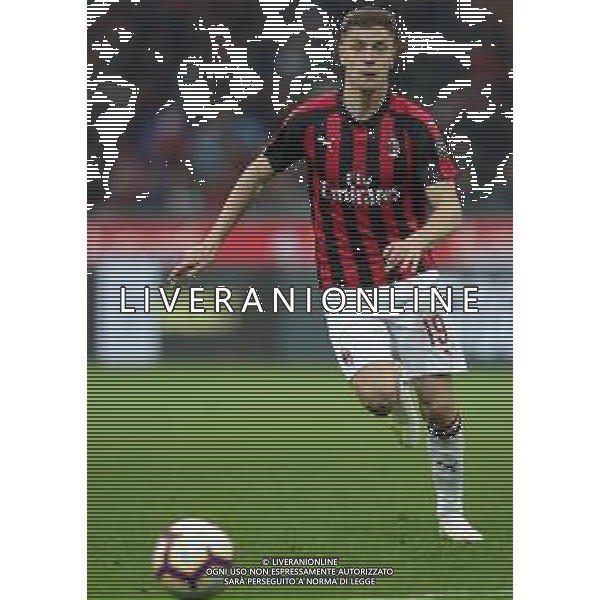 Campionato di Calcio Serie A TIM 2018/2019 32a Giornata Milano - 13.04.2019 Milan-Lazio Nella Foto:Krzysztof Piatek /Ph.Vitez-Ag. Aldo Liverani