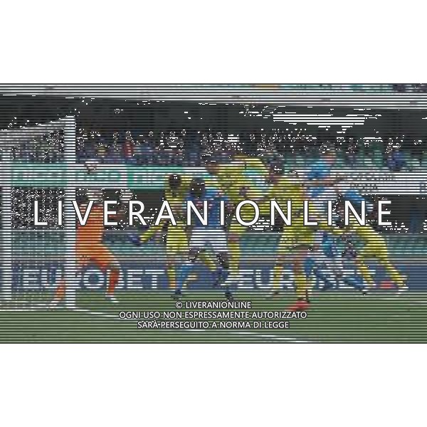 Campionato di Calcio Serie A TIM 2018/2019 32a Giornata Verona - 14.04.2019 Chievo-Napoli Nella Foto: il gol di Kalidou Koulibaly /Ph.Vitez-Ag. Aldo Liverani