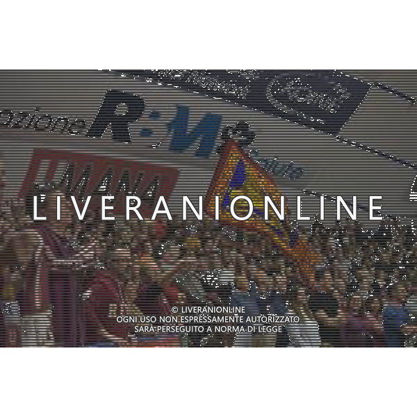Tifoseria Reyer Venezia durante la partita Basket SerieA LBA Umana Reyer Venezia Vs Acqua S. Bernardo Cantu\' 14 aprile 2019 ©Alessio Marini / AGENZIA ALDO LIVERANI SAS