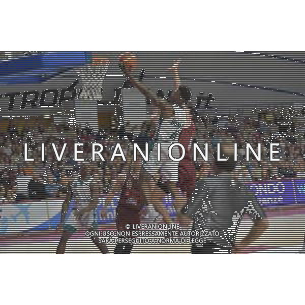 Blakes Gerry durante la partita Basket SerieA LBA Umana Reyer Venezia Vs Acqua S. Bernardo Cantu\' 14 aprile 2019 ©Alessio Marini / AGENZIA ALDO LIVERANI SAS
