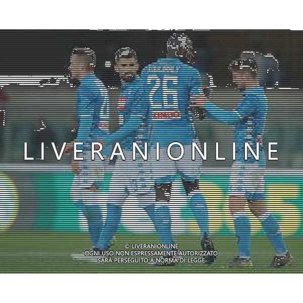 Campionato di Calcio Serie A TIM 2018/2019 32a Giornata Verona - 14.04.2019 Chievo-Napoli Nella Foto: esultanza dopo il secondo gol di Kalidou Koulibaly /Ph.Vitez-Ag. Aldo Liverani