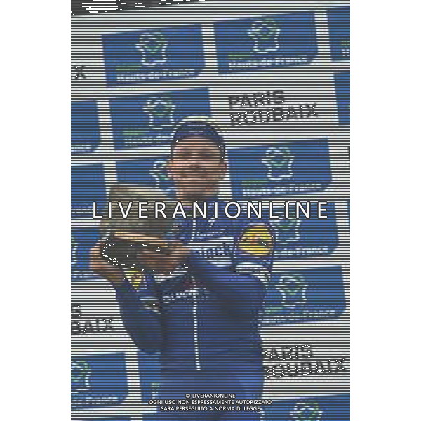 14-04-2019 Paris - Roubaix; Allenamento 2 Paris - Roubaix 2019; 2019, Deceunick - Quickstep; Gilbert, Philippe; Roubaix; ©SIROTTI / AGENZIA ALDO LIVERANI SAS