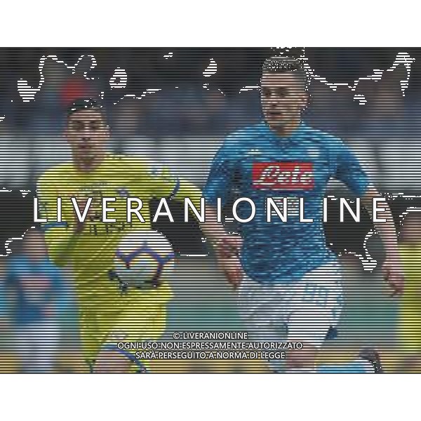 Campionato di Calcio Serie A TIM 2018/2019 32a Giornata Verona - 14.04.2019 Chievo-Napoli Nella Foto:Arkadiusz Milik /Ph.Vitez-Ag. Aldo Liverani