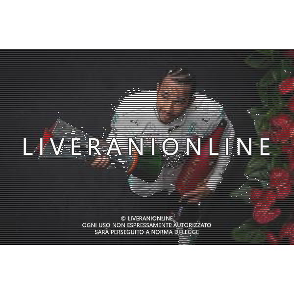 Race winner Lewis Hamilton (GBR) Mercedes AMG F1 celebrates on the podium. 14.04.2019. Formula 1 World Championship, Rd 3, Chinese Grand Prix, Shanghai, China, Race Day. AG ALDO LIVERANI SAS-ONLY ITALY