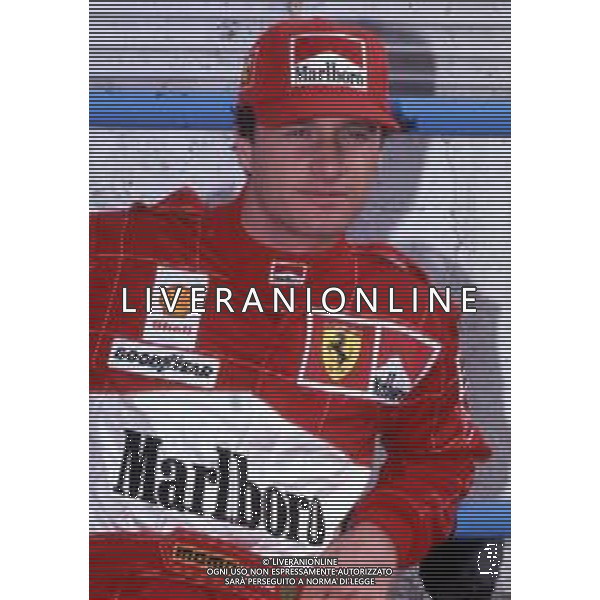 RETROSPETTIVA EDDIE IRVINE PILOTA F1 NELLA FOTO EDDIE IRVINE NEL 1997 CON LA FERRARI F 310 B AG ALDO LIVERANI SAS 