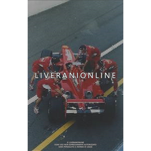 RETROSPETTIVA EDDIE IRVINE PILOTA F1 NELLA FOTO EDDIE IRVINE NEL 1998 CON LA FERRARI F 300 AG ALDO LIVERANI SAS
