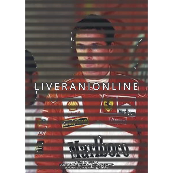 RETROSPETTIVA EDDIE IRVINE PILOTA F1 NELLA FOTO EDDIE IRVINE NEL 1998 CON LA FERRARI F 300 AG ALDO LIVERANI SAS