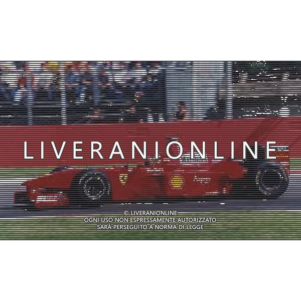 RETROSPETTIVA EDDIE IRVINE PILOTA F1 NELLA FOTO EDDIE IRVINE NEL 1998 CON LA FERRARI F 300 AG ALDO LIVERANI SAS