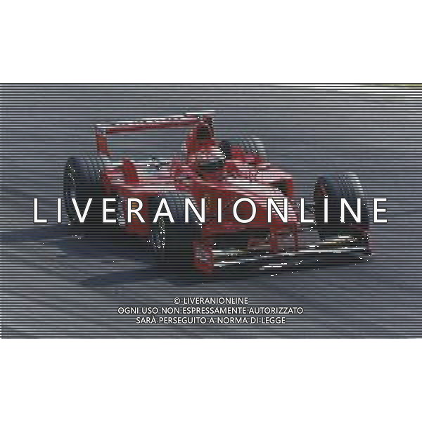RETROSPETTIVA EDDIE IRVINE PILOTA F1 NELLA FOTO EDDIE IRVINE NEL 1998 CON LA FERRARI F 300 AG ALDO LIVERANI SAS