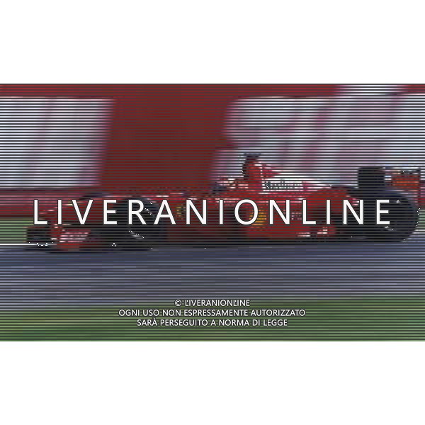 RETROSPETTIVA EDDIE IRVINE PILOTA F1 NELLA FOTO EDDIE IRVINE NEL 1998 CON LA FERRARI F 300 AG ALDO LIVERANI SAS