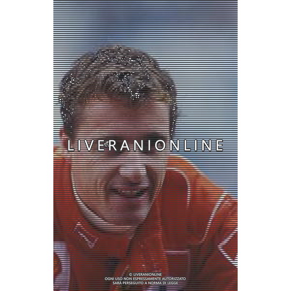 RETROSPETTIVA EDDIE IRVINE PILOTA F1 NELLA FOTO EDDIE IRVINE NEL 1998 CON LA FERRARI F 300 AG ALDO LIVERANI SAS