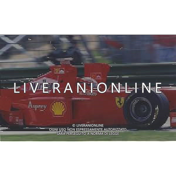 RETROSPETTIVA EDDIE IRVINE PILOTA F1 NELLA FOTO EDDIE IRVINE NEL 1998 CON LA FERRARI F 300 AG ALDO LIVERANI SAS