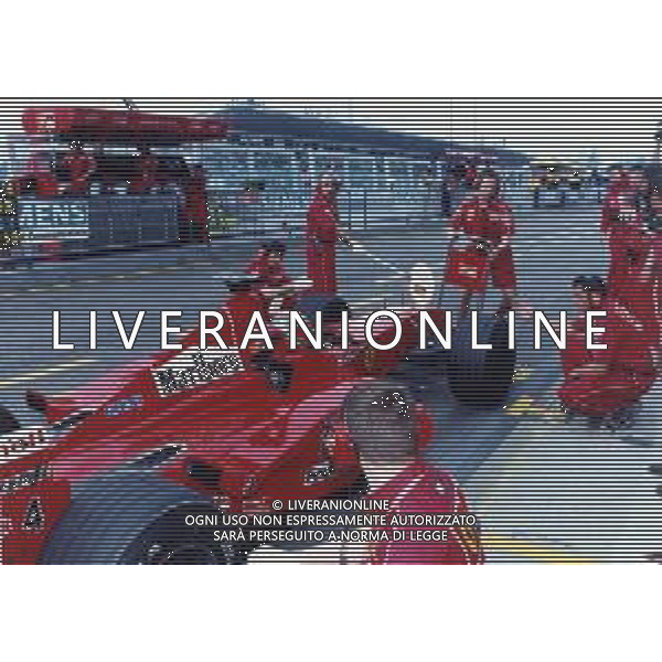 RETROSPETTIVA EDDIE IRVINE PILOTA F1 NELLA FOTO EDDIE IRVINE NEL 1998 CON LA FERRARI F 300 AG ALDO LIVERANI SAS