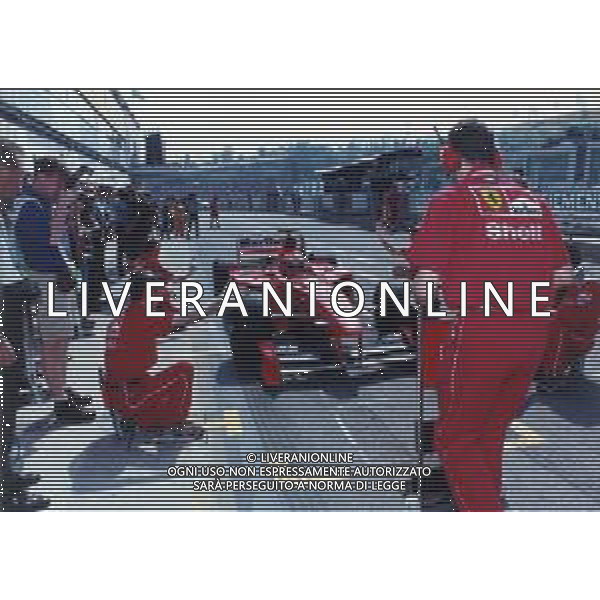 RETROSPETTIVA EDDIE IRVINE PILOTA F1 NELLA FOTO EDDIE IRVINE NEL 1998 CON LA FERRARI F 300 AG ALDO LIVERANI SAS