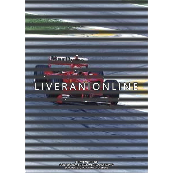 RETROSPETTIVA EDDIE IRVINE PILOTA F1 NELLA FOTO EDDIE IRVINE NEL 1998 CON LA FERRARI F 300 AG ALDO LIVERANI SAS