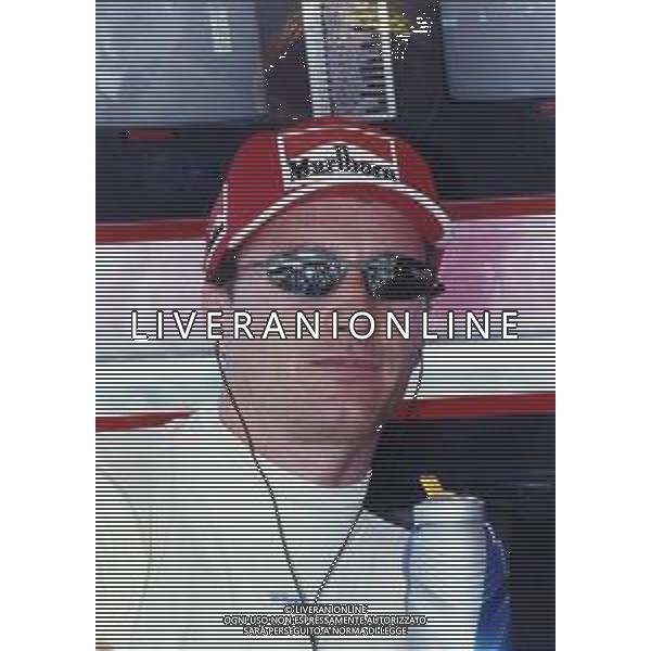 RETROSPETTIVA EDDIE IRVINE PILOTA F1 NELLA FOTO EDDIE IRVINE NEL 1998 CON LA FERRARI F 300 AG ALDO LIVERANI SAS