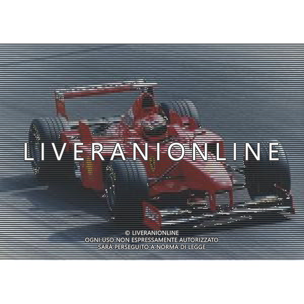 RETROSPETTIVA EDDIE IRVINE PILOTA F1 NELLA FOTO EDDIE IRVINE NEL 1998 CON LA FERRARI F 300 AG ALDO LIVERANI SAS