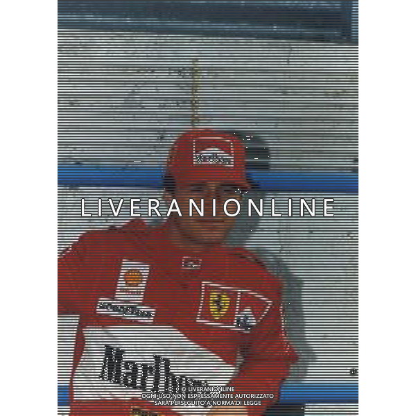 RETROSPETTIVA EDDIE IRVINE PILOTA F1 NELLA FOTO EDDIE IRVINE NEL 1998 CON LA FERRARI F 300 AG ALDO LIVERANI SAS