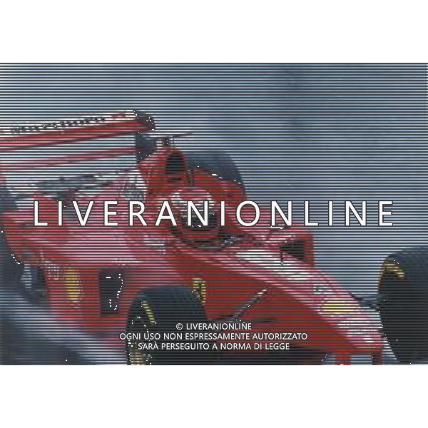 RETROSPETTIVA EDDIE IRVINE PILOTA F1 NELLA FOTO EDDIE IRVINE NEL 1998 CON LA FERRARI F 300 AG ALDO LIVERANI SAS