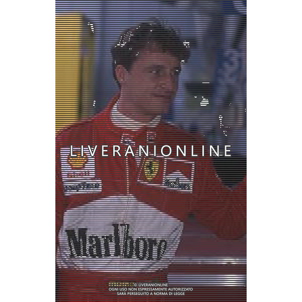 RETROSPETTIVA EDDIE IRVINE PILOTA F1 NELLA FOTO EDDIE IRVINE NEL 1998 CON LA FERRARI F 300 AG ALDO LIVERANI SAS