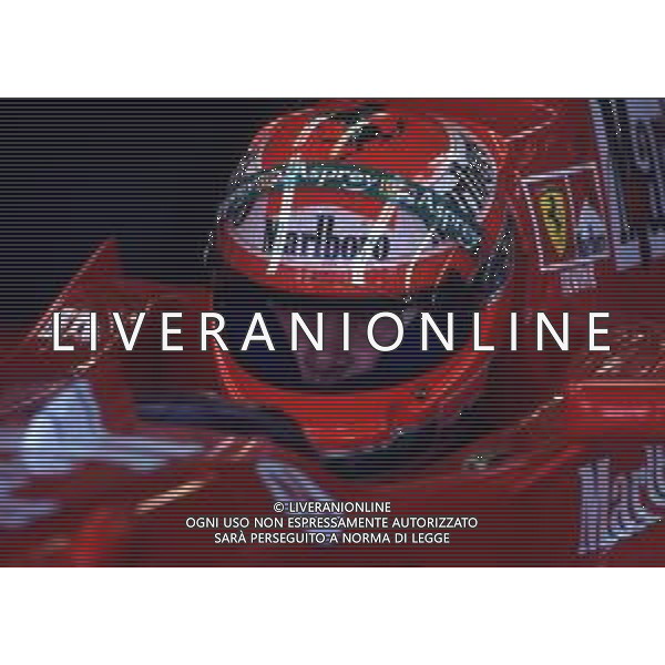 RETROSPETTIVA EDDIE IRVINE PILOTA F1 NELLA FOTO EDDIE IRVINE NEL 1998 CON LA FERRARI F 300 AG ALDO LIVERANI SAS
