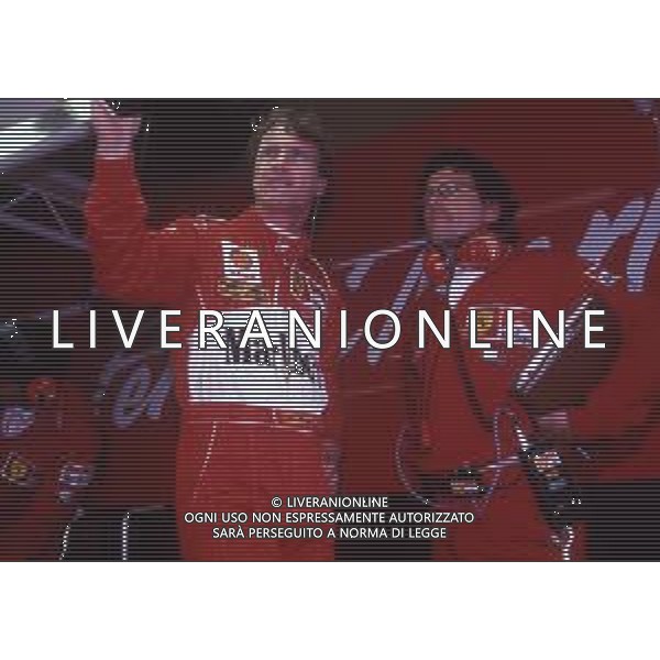 RETROSPETTIVA EDDIE IRVINE PILOTA F1 NELLA FOTO EDDIE IRVINE NEL 1998 CON LA FERRARI F 300 AG ALDO LIVERANI SAS