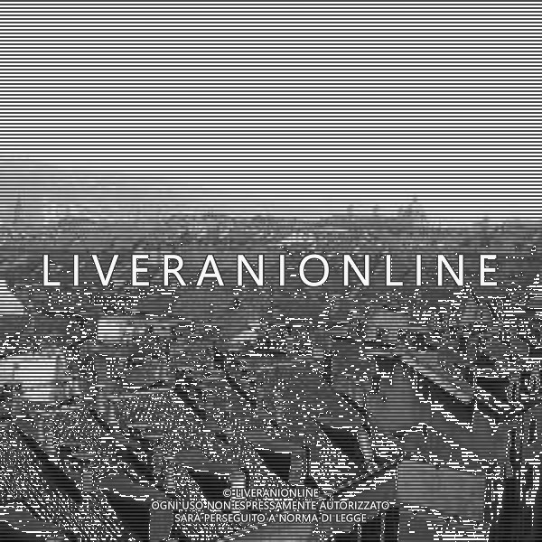 RETROSPETTIVA - VEDUTA PANORAMICA AEREA DELLA CITTA\' DI TORINO 1950-1960 ©ARCHIVIO / AGENZIA ALDO LIVERANI SAS