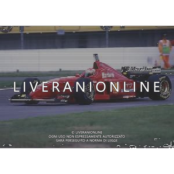 RETROSPETTIVA EDDIE IRVINE PILOTA F1 NELLA FOTO EDDIE IRVINE NEL 1996 AG ALDO LIVERANI SAS
