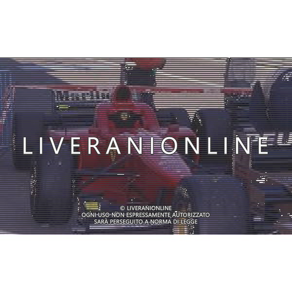 RETROSPETTIVA EDDIE IRVINE PILOTA F1 NELLA FOTO EDDIE IRVINE NEL 1997 CON LA FERRARI F 310 B AG ALDO LIVERANI SAS 