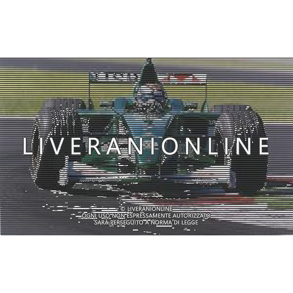 RETROSPETTIVA EDDIE IRVINE PILOTA F1 NELLA FOTO EDDIE IRVINE NEL 2000 SULLA JAGUAR AG ALDO LIVERANI SAS  