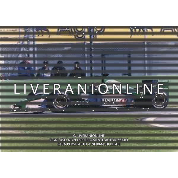 RETROSPETTIVA EDDIE IRVINE PILOTA F1 NELLA FOTO EDDIE IRVINE NEL 2000 SULLA JAGUAR AG ALDO LIVERANI SAS  