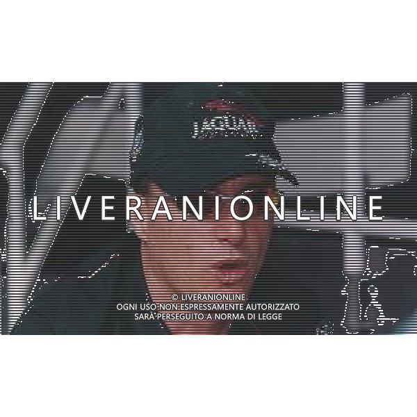 RETROSPETTIVA EDDIE IRVINE PILOTA F1 NELLA FOTO EDDIE IRVINE NEL 2001 SULLA JAGUAR AG ALDO LIVERANI SAS  
