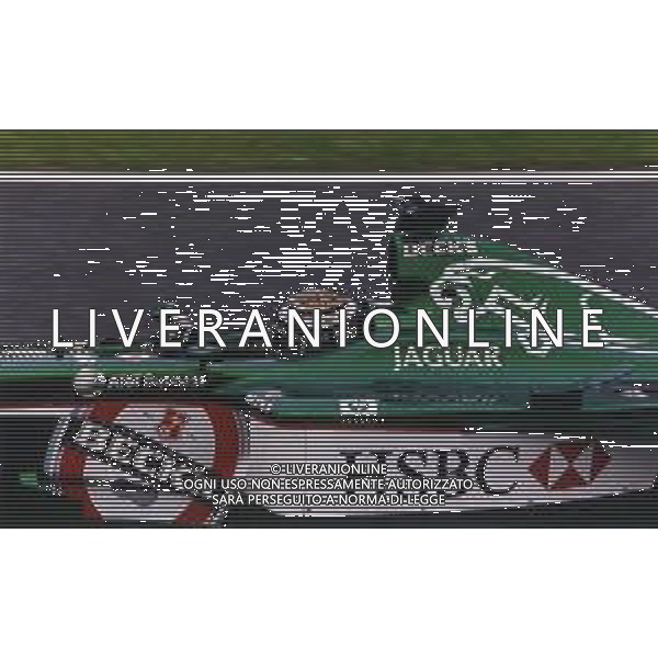 RETROSPETTIVA EDDIE IRVINE PILOTA F1 NELLA FOTO EDDIE IRVINE NEL 2001 SULLA JAGUAR AG ALDO LIVERANI SAS  