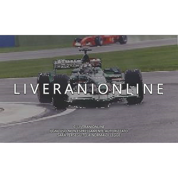 RETROSPETTIVA EDDIE IRVINE PILOTA F1 NELLA FOTO EDDIE IRVINE NEL 2001 SULLA JAGUAR AG ALDO LIVERANI SAS  
