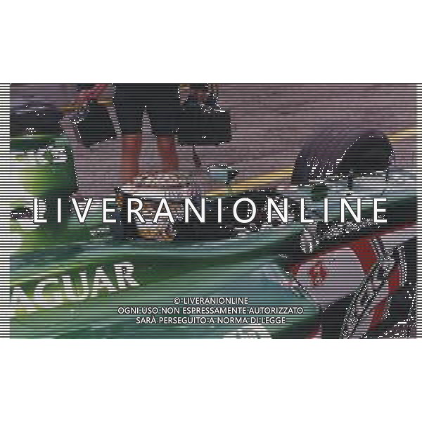 RETROSPETTIVA EDDIE IRVINE PILOTA F1 NELLA FOTO EDDIE IRVINE NEL 2001 SULLA JAGUAR AG ALDO LIVERANI SAS  