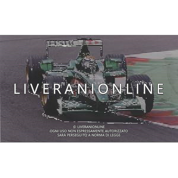 RETROSPETTIVA EDDIE IRVINE PILOTA F1 NELLA FOTO EDDIE IRVINE NEL 2001 SULLA JAGUAR AG ALDO LIVERANI SAS  