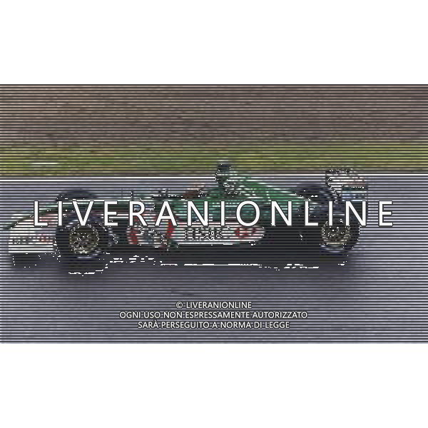 RETROSPETTIVA EDDIE IRVINE PILOTA F1 NELLA FOTO EDDIE IRVINE NEL 2002 SULLA JAGUAR R3 AG ALDO LIVERANI SAS  