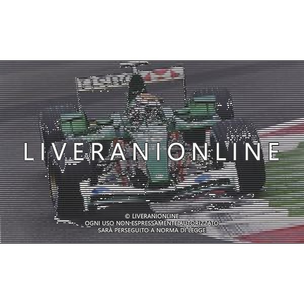 RETROSPETTIVA EDDIE IRVINE PILOTA F1 NELLA FOTO EDDIE IRVINE NEL 2002 SULLA JAGUAR R3 AG ALDO LIVERANI SAS  