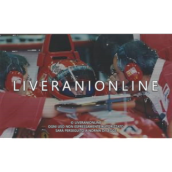 RETROSPETTIVA EDDIE IRVINE PILOTA F1 NELLA FOTO EDDIE IRVINE NEL 1997 CON LA FERRARI F 310 B AG ALDO LIVERANI SAS 