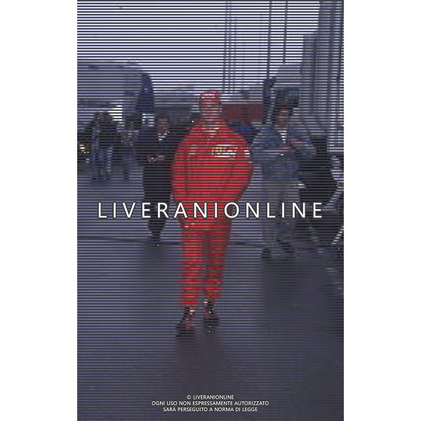 RETROSPETTIVA EDDIE IRVINE PILOTA F1 NELLA FOTO EDDIE IRVINE NEL 1997 CON LA FERRARI F 310 B AG ALDO LIVERANI SAS 